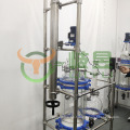 China Customized 50L Chemical Jacketed Glass solid liquid extraction Polypeptide Reactor With Filter Device